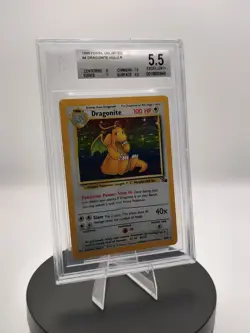 Pokemon 1999 Dragonite 4/62 Fossil Holo BGS 5.5 - Image 1