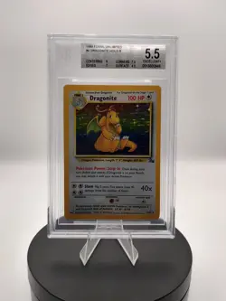 Pokemon 1999 Dragonite 4/62 Fossil Holo BGS 5.5 - Image 3