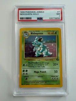 1999 Pokemon TCG English Jungle #7/64 Nidoqueen-Holo PSA 7 Near Mint New Slab!!! - Image 1