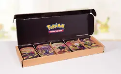 Pokemon TCG Scarlet & Violet Shrouded Fable 5X Mini Tin Bundle * OPNE PACKS - Image 2