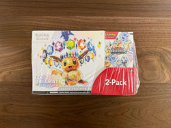 Pokemon TCG Prismatic Evolutions ETB with Booster Bundle Costco 2-Pack Sealed - Image 1