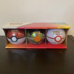 Pokemon TCG Pokeball Tins - 2020 Costco Packs - 3 pack sealed - Image 1