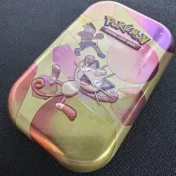 NEW ~ Pokemon TCG ~ Scarlet & Violet 151 ~ MEOWTH & HITMONCHAN ~ SEALED MINI TIN - Image 1