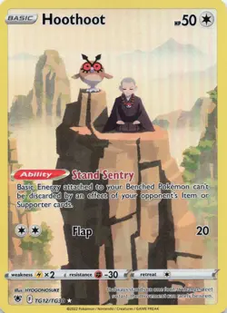Pokemon - Hoothoot TG12/TG30 - SWSH10: Astral Radiance Trainer Gallery - Image 1