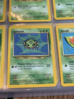Spinarak 64/75 Pokemon TCG Neo Discovery WOTC Common LP/NM - Image 1