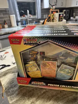 Pokemon TCG Prismatic Evolutions Poster Collection Set Of 6 - Image 1