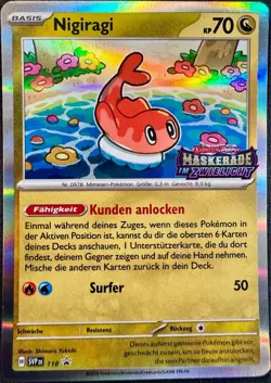 Nigiragi 118 Holo Pokemon Karmesin & Purpur Black Star Promos SVP NM Deutsch - Image 1