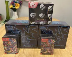 Phantasmal Flames Lot 1x Booster Box, 2x Pokemon Center ETBs 2x Booster Bundles - Image 1