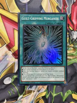 Yugioh Guilt-Gripping Morganite Super Rare DUAD - Image 1