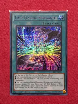 * TIME-TEARING MORGANITE * PRISMATIC SECRET RARE 1ST EDITION MP24-EN088 YUGIOH! - Image 1