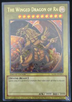 Yugioh The Winged Dragon of Ra (25th Anniversary Edition) LC01-EN003 Limited NM - Image 1