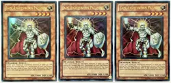 3 x RYMP-EN100 Jain, Lightsworn Paladin - Ultra Rare 1st Edition Lightly Played - Image 1