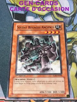 CARTE Yu Gi Oh SOLDAT ROUAGES ANCIENTS TLM-FR008 1ere ed EXCELLENT S18 - Image 1