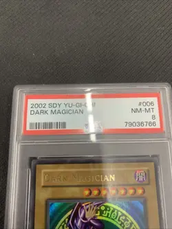 2002 Yu-Gi-Oh! Dark Magician SDY #006 PSA 8 NM-MT - Image 2