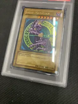 2002 Yu-Gi-Oh! Dark Magician SDY #006 PSA 8 NM-MT - Image 3