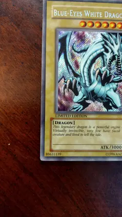 Yugioh Blue-Eyes White Dragon BPT-003 Secret Rare Limited Ed LP - Image 5