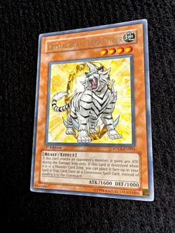 ?? YUGIOH • CRYSTAL BEAST TOPAZ TIGER • RARE • FOTB-EN004 • 1st EDITION • NM ?? - Image 4