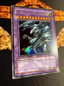 YUGIOH • BLUE-EYES ULTIMATE DRAGON • JMP-EN005 • ULTRA RARE • LIMITED • NM - Image 4