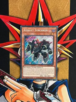 BLMR-EN003 Assault Synchron Secret Rare 1st Edition NM Yugioh Card - Image 1
