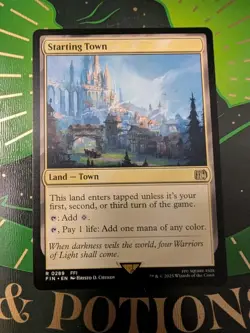 MTG Final Fantasy Starting Town Regular NM - Image 1