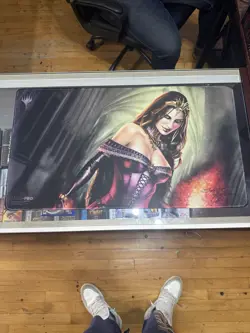 Signed Liliana of the Veil Playmat Artist Steve Argyle Hand Signed and Stamped - Image 1