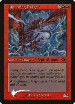 Lightning Dragon -Foil Light Play MTG Promos: Prerelease Cards - Image 1