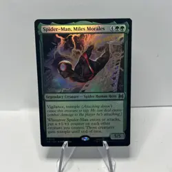 MTG Spider-Man, Miles Morales 0018 Foil Marvel Eternal Legal NM SPE - Image 1