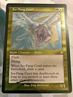 MAGIC MTG ~ ICE-FANG COATL ~ MODERN HORIZONS FOIL - Image 1