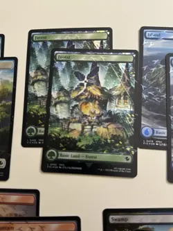 Chocobo Track Foil - Full Art - BASIC LAND NM Final Fantasy MTG Magic Lot of 10 - Image 3