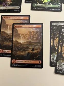 Chocobo Track Foil - Full Art - BASIC LAND NM Final Fantasy MTG Magic Lot of 10 - Image 4