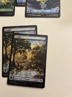 Chocobo Track Foil - Full Art - BASIC LAND NM Final Fantasy MTG Magic Lot of 10 - Image 5