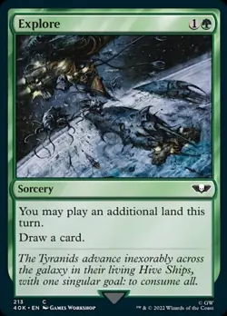 4x Explore NM-Mint, English Commander: Universes Beyond: Warhammer 40,000 MTG Ma - Image 1