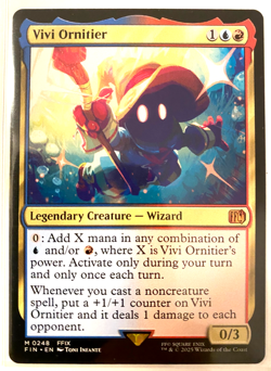 MTG Final Fantasy -EDH Commander Deck Builder - Vivi Ornitier Red/Blue - Image 2