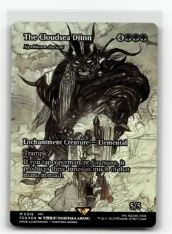 The Cloudsea Djinn - Nyxbloom Ancient (Showcase) 16 Foil M FINAL FANTASY: Throug - Image 1