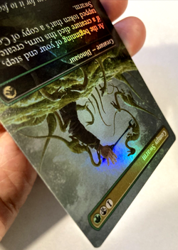 MTG Compy Swarm *BORDERLESS FOIL* Jurassic World Collection 0009 NM - Image 4