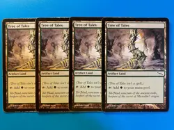 MTG 4x Tree of Tales Mirrodin Pauper Magic the Gathering Card x4 HP - Image 1