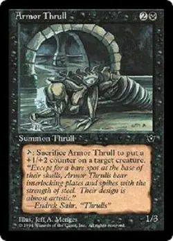 X4 Armor Thrull (Menges) Fallen Empires Moderate Play MTG Magic DNA GAMES - Image 1