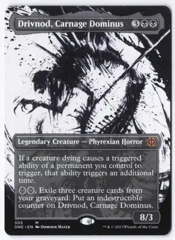 Drivnod, Carnage Dominus (Showcase) M Phyrexia: All Will Be One 305 NM - Image 1
