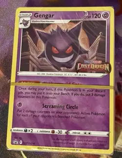 Pokemon TCG Gengar SWSH241 Lost Origin Stamped Prerelease Deck Sealed - Image 1