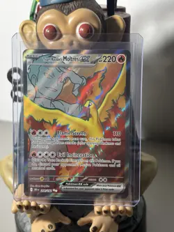 Pokemon TCG Team Rockets Moltres EX Destined Rivals 208/182 NearMint Condition - Image 1
