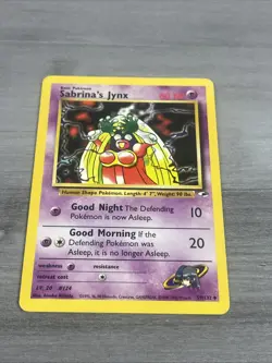 Pokemon Gym Heroes "Sabrina's Jynx" 59/132 / Uncommon / Lightly Played - Image 1