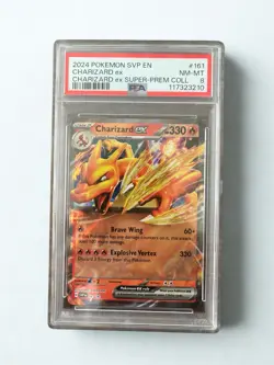 Pokemon Charizard EX 161 Black Star Promo Super Premium Collection PSA 8 - Image 1
