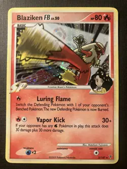 Blaziken FB 2/147 Pokemon Platinum Supreme Victors 2009 Holo MP - Image 1