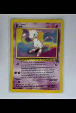 Mew 8 Promo Wizards Black Star Pokemon TCG - Image 1