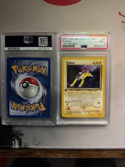 First Edition, Pikachu, And First Edition Raikou Pokemon Tcg Psa Graded - Image 2