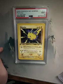 First Edition, Pikachu, And First Edition Raikou Pokemon Tcg Psa Graded - Image 4