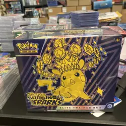 Pokemon TCG Scarlet & Violet Surging Sparks Sealed Elite Trainer Box ETB - Image 1