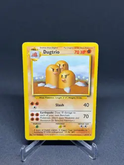 Pokemon TCG Dugtrio Base Set 19/102 Regular Unlimited Rare - Read Description - Image 1