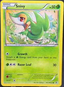 Pokemon TCG Snivy Legendary Treasures RC1/RC25 Common - Read Description - Image 1