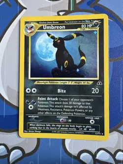 Vintage Pokemon lot Of 9 With Neo Halo Umbreon - Image 2
